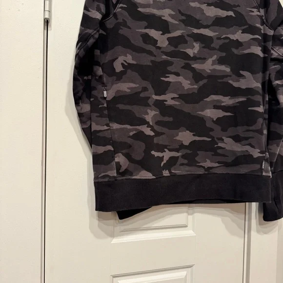 Athleta Black and Gray Camouflage Sweatshirt - Picture 5 of 10
